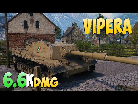 Видео: Vipera - 7 Фрагов 6.6K Урона - Маститый! - Мир Танков