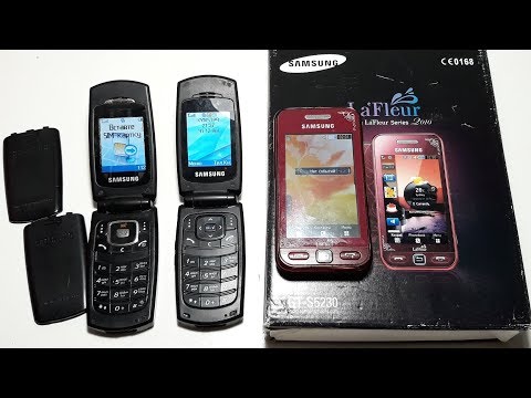 Видео: Ретро телефоны Samsung с аукциона на шару, Samsung S5230, Samsung X160, Samsung X210