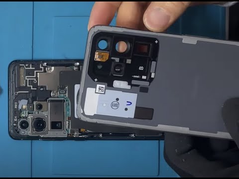 Видео: Замена задней камеры Galaxy S20 Ultra.