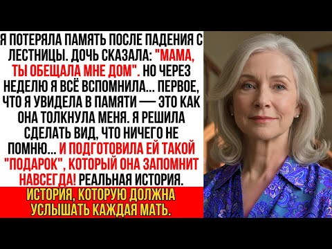 Видео: «ПАМЯТЬ ВЕРНУЛАСЬ! —И первое, что она вспомнила, это как родная дочь толкнула её с лестницы...»