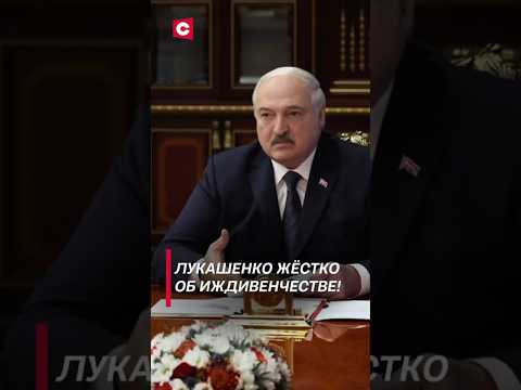 Видео: Лукашенко жёстко об иждивенчестве! #лукашенко #политика #новости #беларусь #работа #деньги #shorts