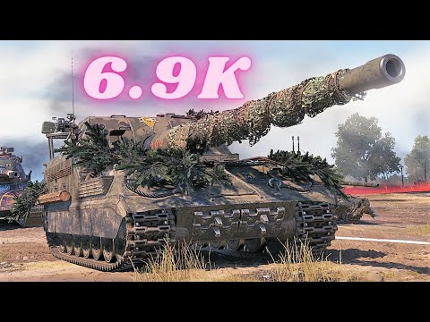 Видео: Объект 261 6.9К Урон Артиллерия World of Tanks , WoT Повторы танкового боя