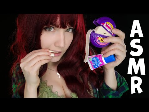 Видео: АСМР Итинг Жевательная резинка 🍡 ASMR Eating Bubble gum [ Mukbang \ Мукбанг] 🧁 (EATING SOUNDS)
