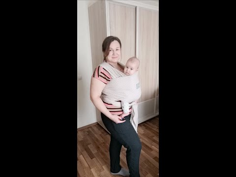 Видео: Трикотажный Слинг-шарф