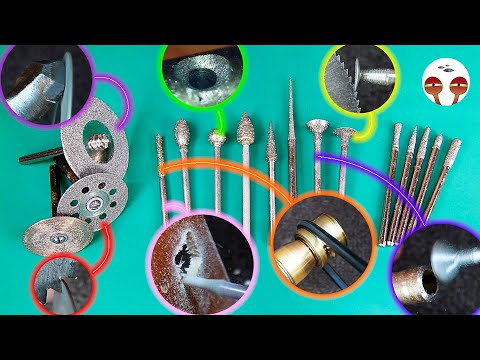 Видео: Алмазные насадки для бормашинки 💎 Зачем нужны - Примеры использования