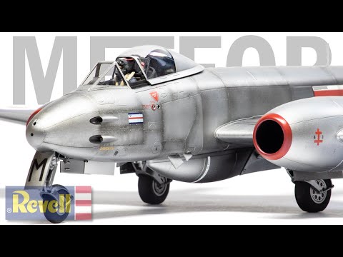 Видео: Совершенно новый Gloster Meteor F.8/FR.9 1/32 от Revell