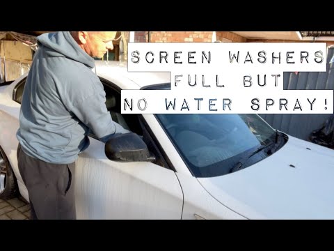 Видео: Форсунки стеклоомывателя BMW 118d не работают, жидкость полная. Мотор работает, форсунки не распы...