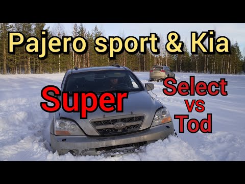 Видео: Sport2 & Sorento. Испытываем по снегу зимние и МТ Шины. Сравниваем Super TOD, Super SELECT. Offroad