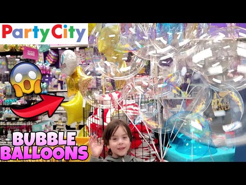 Видео: Party City ЛОПНУЛ наши воздушные шары! Надуваем светодиодные шары Bobo гелием