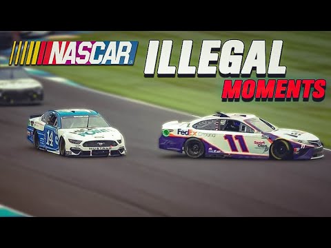 Видео: Самые незаконные моменты NASCAR