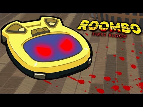 Видео: ПЫЛЕСОС МАНЬЯК защищает дом от ВОРОВ в игре Roombo: First Blood