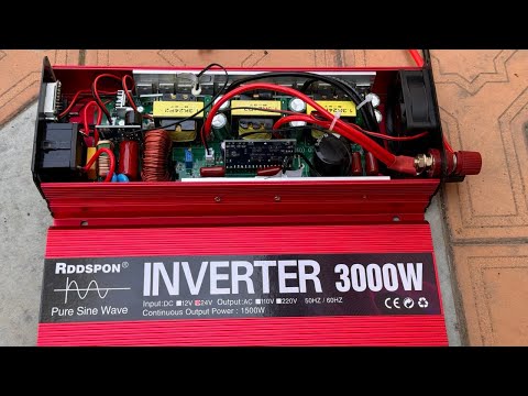 Видео: Инвертор с чистым синусом на 1500/3000 китайских Ватт. RDDSPON 3000