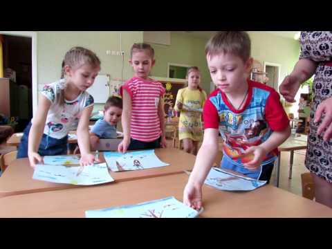 Видео: Фрагмент  занятия по рисованию. Тема "Ранняя весна" (2 часть)