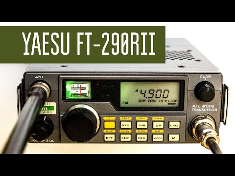 Видео: Yaesu FT 290RII SSB УКВ радиостанция 90х годов. Радиосвязь. Радиолюбители.