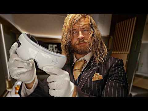 Видео: Роскошный специалист по сну во время полета ✈️ASMR✈️