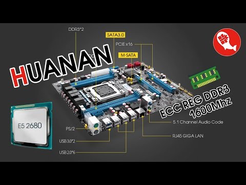 Видео: Материнская Плата Huanan x79 (2.46) сокет 2011 + ЦП Intel Xeon E5 2680 + ОЗУ DDR3 16Гб | BIOS