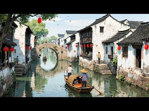 Видео: Древний город Наньсюнь, Чжэцзян🇨🇳 Неподвластная времени красота китайской водной деревни (4K UHD)