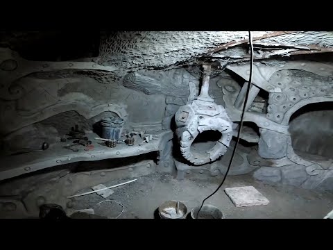 Видео: как  сделать  пещеру  скалы  из  арт  бетона, пещера   домик  для   паука.