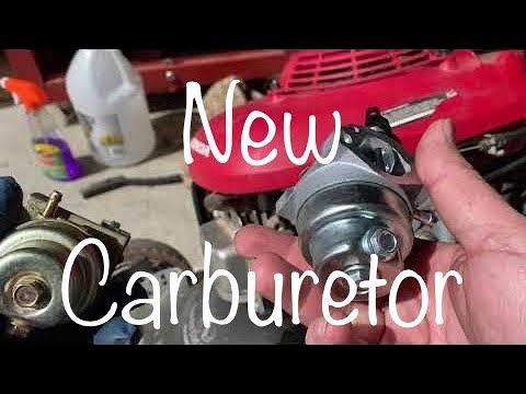Видео: Часть 2. Газонокосилка Honda HRR216 | Установка нового карбюратора, новые прокладки, регулировка ...
