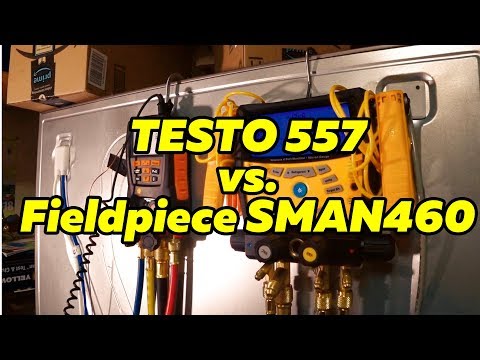 Видео: Заправочные манометры Testo 557 и Fieldpiece SMAN460 сравнение | FUSE MAN