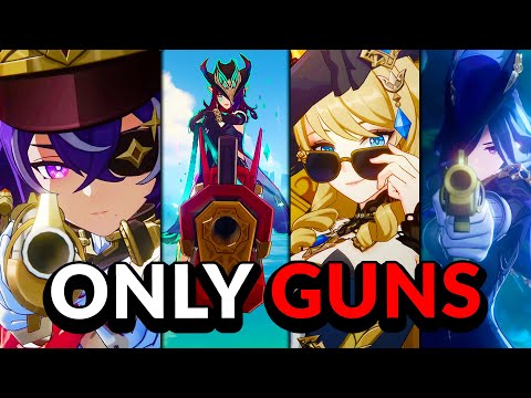 Видео: Можно ли победить Genshin Impact, используя только огнестрельное оружие?