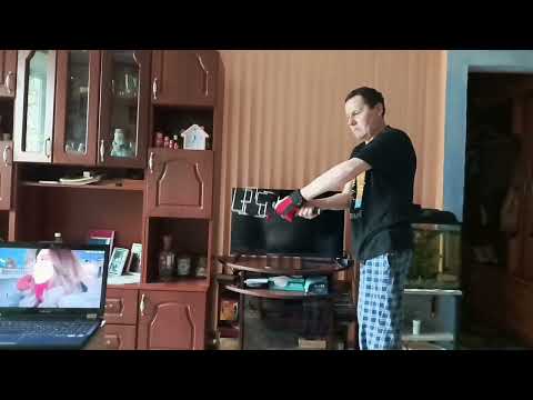 Видео: Жизнь после инсульта. По занимаемся не много.