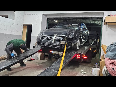 Видео: Audi A4 — биток из Америки после мамкиного тюнингиста 😁.