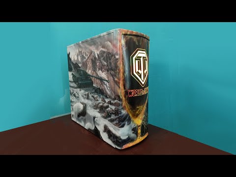 Видео: Корпус компа. Нанесение аэрографии. 3 часть