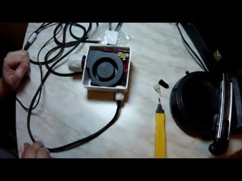 Видео: Вентиляторный блок для дымогенератора