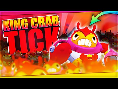 Видео: Излезе Първият СКИН на TICK! Заслужават ли си 80 джема за KING CRAB TICK?