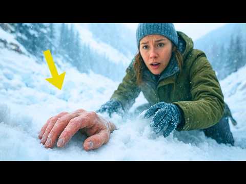 Видео: Она шла по тропе... НО увидела руку, которая торчала из-под снега, и НЕ СМОГЛА пройти мимо.