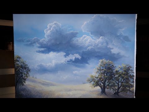 Видео: Буря в прериях — Пейзажная живопись
