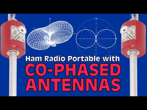 Видео: Портативная любительская радиостанция с синфазными антеннами