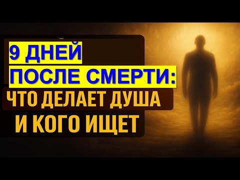 Видео: 9 дней после смерти: что делает душа, кого ищет и почему не может уйти навсегда