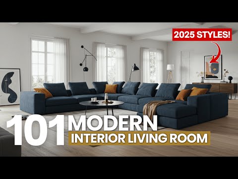 Видео: 101 современная тенденция дизайна интерьера гостиной, о которой вам нужно знать