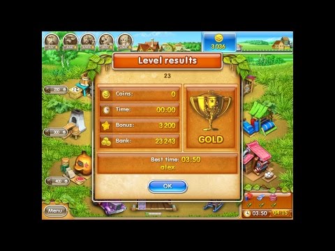Видео: Farm Frenzy 3 only GOLD (level 23) playthrough Веселая ферма 3 (уровень 23) Золото