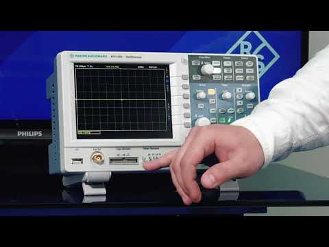 Видео: Осциллограф ROHDE & SCHWARZ RTC1000. Руководство по эксплуатации часть 1