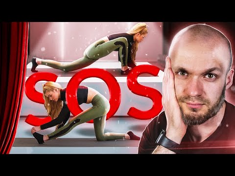 Видео: Реакция тренера на Pamela Reif 8 MIN STRETCH FOR FRONT SPLITS No Equipment Растяжка на шпагат