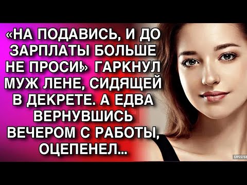 Видео: «НА ПОДАВИСЬ, И ДО ЗАРПЛАТЫ БОЛЬШЕ НЕ ПРОСИ!» ГАРКНУЛ МУЖ ЛЕНЕ, СИДЯЩЕЙ В ДЕКРЕТЕ