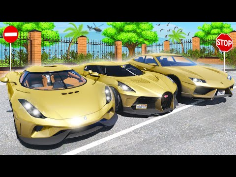 Видео: УГНАЛ КУЧУ ЗОЛОТЫХ НОВЫХ ЧИТ ТАЧЕК ЗА 180 СЕКУНД! БИТВА ВОРОВ В ГТА 5!