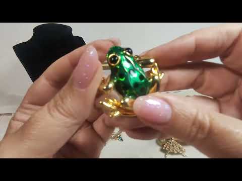 Видео: В золотому тоні...Кольє, кліпси, брошки. Розпаковка посилки з вінтажними прикрасами 