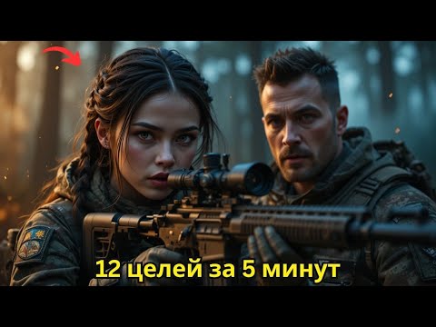 Видео: Женщина снайпер, которую недооценил командир спецназа — 12 целей за 5 минут