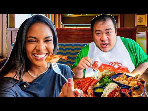 Видео: Мы впервые попробовали Red Lobster (при участии DisguisedToast, Scarra)