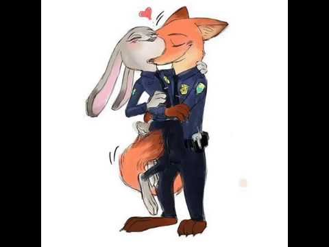 Видео: Зверополис: Ник и Джуди любовь. 2 часть (арты)