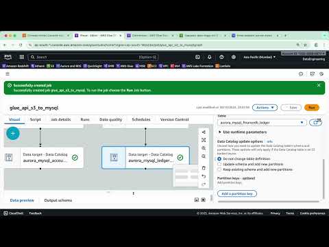 Видео: 9. AWS Glue — ПРАКТИЧЕСКОЕ ПРИМЕНЕНИЕ: API Glue — загрузка таблицы MySQL из файлов S3