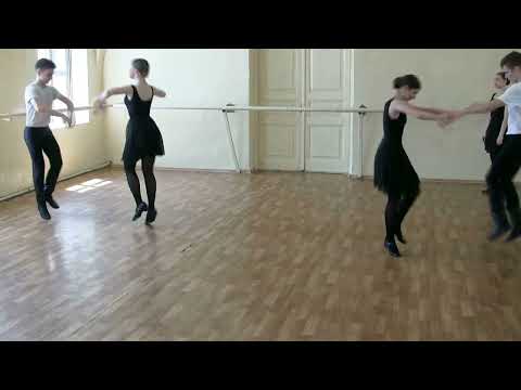 Видео: Этюд к Белорусскому танцу "Лявониха"
