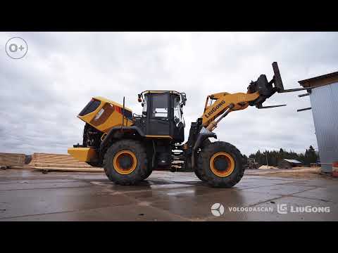 Видео: Видеообзор фронтального-погрузчика LiuGong CLG 842H