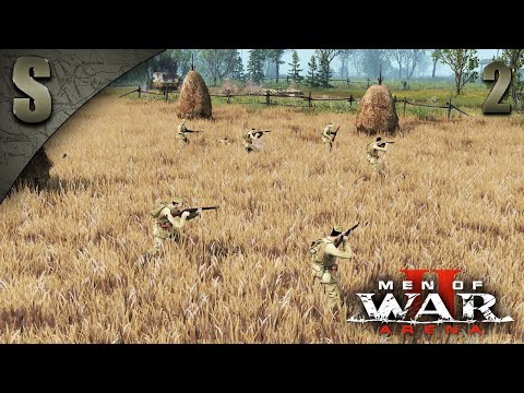 Видео: Прохождение Men of War 2: Arena [СССР] ★Сорванный блицкриг★ ( За ценой не постоим ) #2