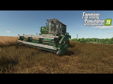 Видео: Farming Simulator 25/ Журавлёво №6/ Продолжаем молотить