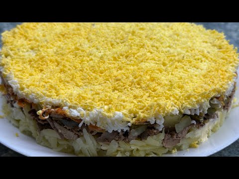 Видео: Салат из куриной печени — вкусно, просто и сытно!
